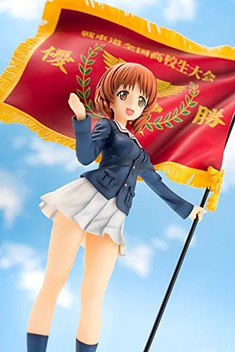 Girls und Panzer der Film - Nishizumi Miho - 1/7 - Senshadou Zenkoku Koukou Ikuhirukei Yuushouki Ver. (Ques Q)ㅤ – Ques Q As Manufacturer – ActionFigure Brasil