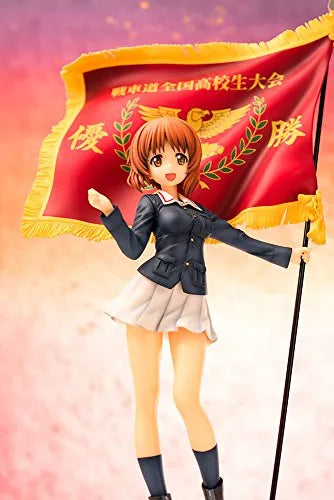 Girls und Panzer der Film - Nishizumi Miho - 1/7 - Senshadou Zenkoku Koukou Ikuhirukei Yuushouki Ver. (Ques Q)ㅤ – Ques Q As Manufacturer – ActionFigureBrasil — com base expositora