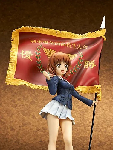 Girls und Panzer der Film - Nishizumi Miho - 1/7 - Senshadou Zenkoku Koukou Ikuhirukei Yuushouki Ver. (Ques Q)ㅤ – Ques Q As Manufacturer – ActionFigureBrasil — detalhe do produto