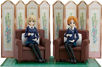Girls und Panzer der Film - Orange Pekoe - Figma #406 - Darjeeling - Figma #406ㅤ – Max Factory – ActionFigure Brasil