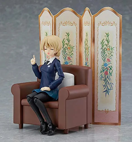 Girls und Panzer der Film - Orange Pekoe - Figma #406 - Darjeeling - Figma #406ㅤ – Max Factory – ActionFigure Brasil