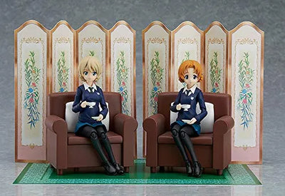 Girls und Panzer der Film - Orange Pekoe - Figma #406 - Darjeeling - Figma #406ㅤ – Max Factory – ActionFigureBrasil — acessórios