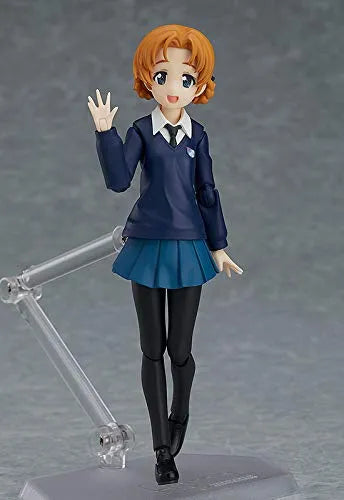 Girls und Panzer der Film - Orange Pekoe - Figma #406 - Darjeeling - Figma #406ㅤ – Max Factory – ActionFigure Brasil — com base expositora