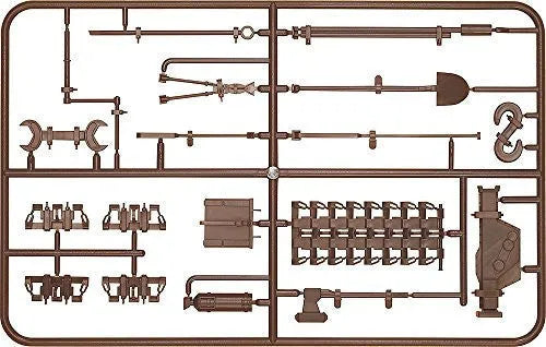 Girls und Panzer - Figma Vehicles - Panzer IV Ausf. D Tank Equipment Set (Brown) - 1/12 (Max Factory)ㅤ – Max Factory – ActionFigure Brasil
