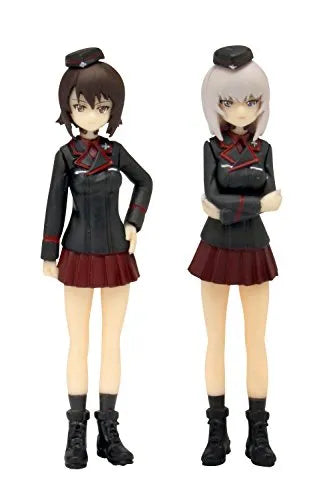 Girls und Panzer - Girls und Panzer der Film - Nishizumi Maho - Itsumi Erika - 1/35 (Platz)ㅤ – Platz As Manufacturer – ActionFigure Brasil