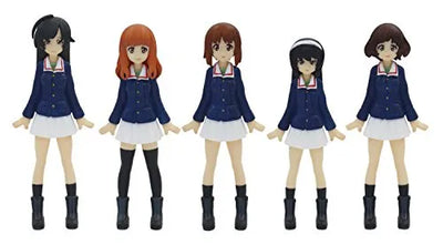 Girls und Panzer - Girls und Panzer der Film - Nishizumi Miho - Akiyama Yukari - Takebe Saori - Isuzu Hana - Reizei Mako - 1/35 (Platz)ㅤ – Platz As Manufacturer – ActionFigure Brasil