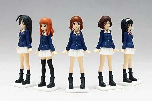 Girls und Panzer - Girls und Panzer der Film - Nishizumi Miho - Akiyama Yukari - Takebe Saori - Isuzu Hana - Reizei Mako - 1/35 (Platz)ㅤ – Platz As Manufacturer – ActionFigure Brasil