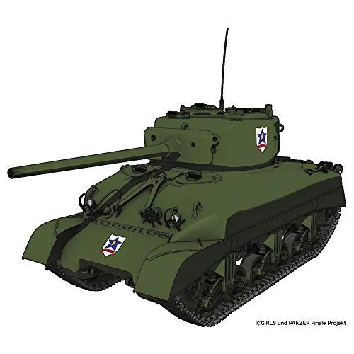 Girls und Panzer - Girls und Panzer: Saishuushou - M4A1 Sherman - 1/35 - Sanders University (Platz)ㅤ – Platz Hobby – ActionFigureBrasil