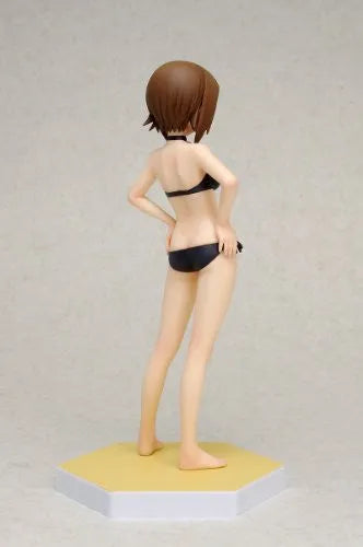 Girls und Panzer - Nishizumi Maho - Beach Queens - 1/10 - Swimsuit ver. (Wave)ㅤ – Wave – ActionFigure Brasil — com base expositora