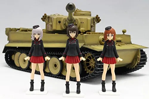 Girls und Panzer - Nishizumi Maho - Nishizumi Miho - Itsumi Erika - 1/35 - Kuromorimine Girls High School (Platz)ㅤ – Platz As Manufacturer – ActionFigure Brasil
