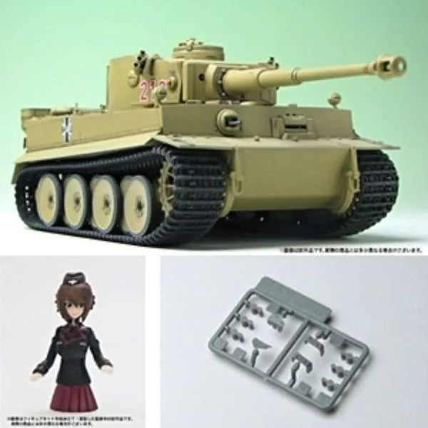 Girls und Panzer - Nishizumi Maho - Tiger I -Kuromorimine Girls High School Ver.- Expert Set - 1/35 - Miyazawa Limited (Platz)ㅤ – Platz Hobby – ActionFigure Brasil