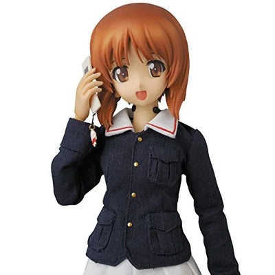 Girls und Panzer - Nishizumi Miho - Real Action Heroes #682 - 1/6 (Medicom Toy)ㅤ – Medicom Toy – ActionFigureBrasil — ângulo diferente