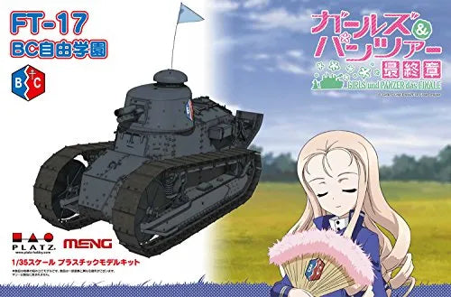 Girls und Panzer: Saishuushou - FT-17 - 1/35 - BC Freedom High School (Platz)ㅤ – Platz As Manufacturer – ActionFigure Brasil