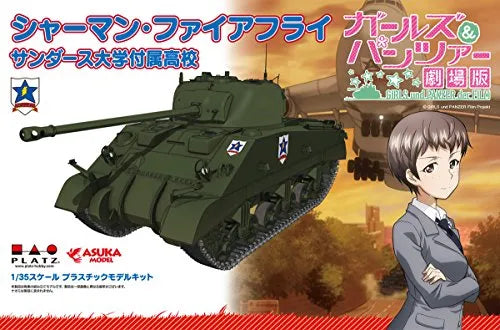 Girls und Panzer - Sherman Firefly - 1/35 - Saunders University High School (Platz)ㅤ – Platz As Manufacturer – ActionFigure Brasil