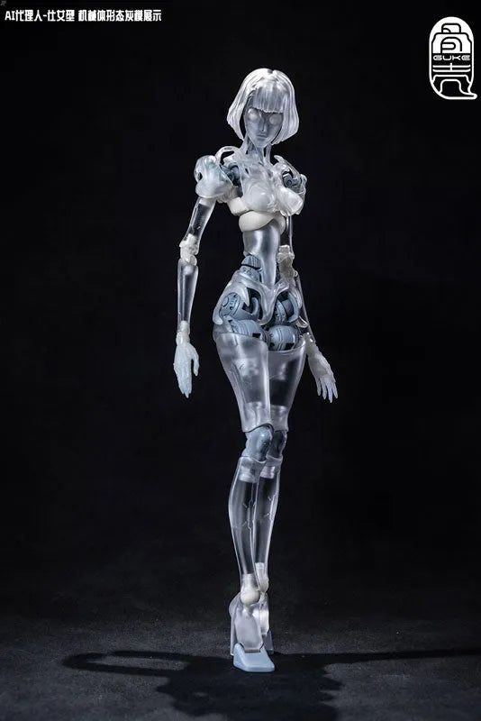 GK01FEC1 - AI Agent Maiden - Type C1 - Transparent Ver. - 1/12 (Hone kara kōbō)ㅤ – Hone kara kōbō – ActionFigureBrasil