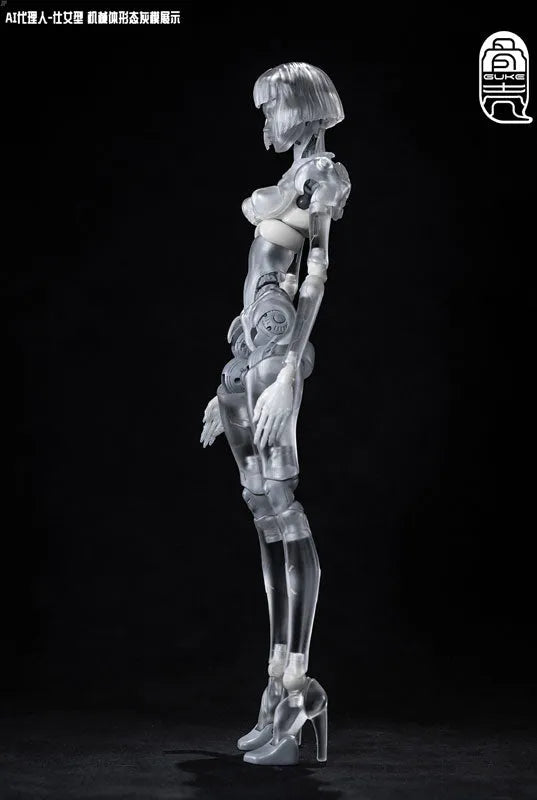 GK01FEC1 - AI Agent Maiden - Type C1 - Transparent Ver. - 1/12 (Hone kara kōbō)ㅤ – Hone kara kōbō – ActionFigureBrasil
