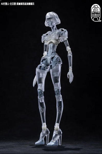 GK01FEC1 - AI Agent Maiden - Type C1 - Transparent Ver. - 1/12 (Hone kara kōbō)ㅤ – Hone kara kōbō – ActionFigureBrasil — com base expositora