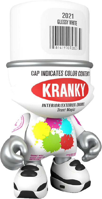 Glossy White SuperKranky - LIMITED EDITION: 1555 – Superplastic – ActionFigure Brasil