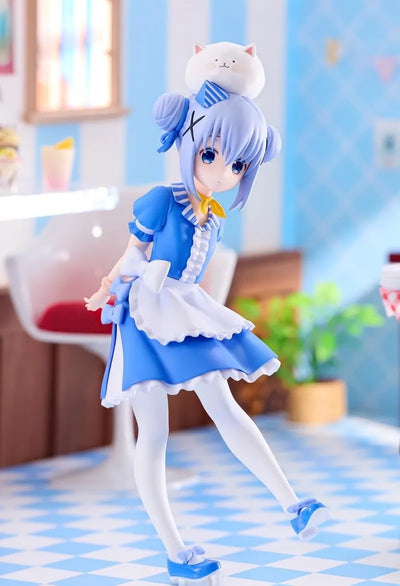 Gochuumon wa Usagi Desu ka? Bloom - Kafuu Chino - Tippy - Trio-Try-iT Figure - American Diner ver. (FuRyu)ㅤ – FuRyu – ActionFigureBrasil