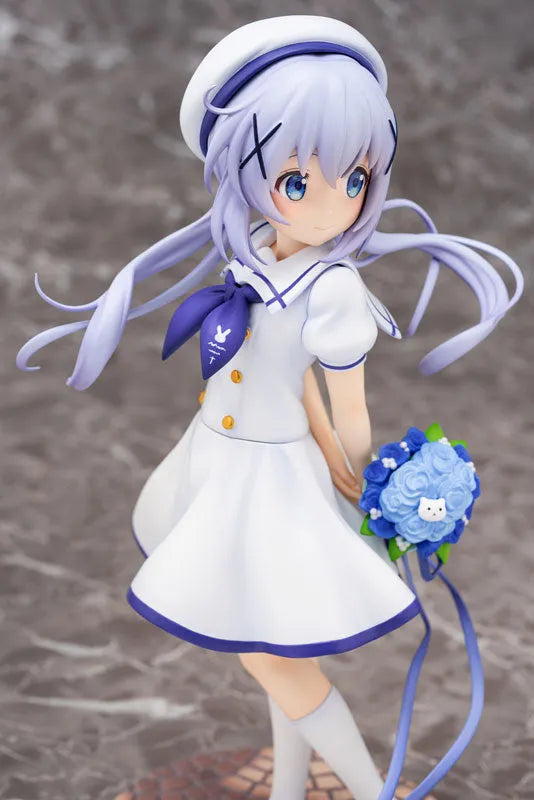 Gochuumon wa Usagi Desu ka?? - Kafuu Chino - 1/7 - Summer Uniform - 2022 Re-release (PLUM)ㅤ – PLUM – ActionFigure Brasil