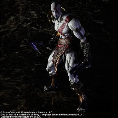 God of War - Kratos - Play Arts Kai (Square Enix)ㅤ – Square Enix – ActionFigure Brasil — com base expositora