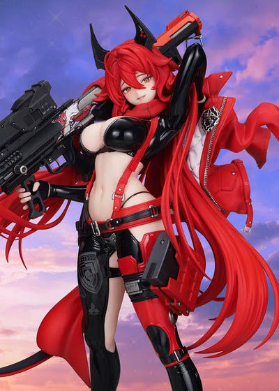 Goddess of Victory: Nikke - Red Hood (Cerberus Project, Flare)ㅤ – Flare as ManufacturerCerberus Project as Planning – ActionFigure Brasil — ambientada