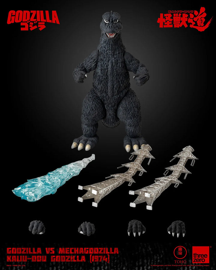 Godzilla (1974) KAIJU-DOU – Threezero – ActionFigure Brasil