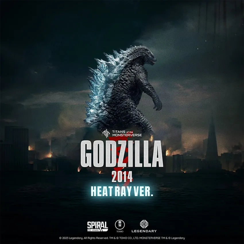 Godzilla 2014 (Heat Ray Version) (Heat Ray Version) – Spiral Studio – ActionFigure Brasil