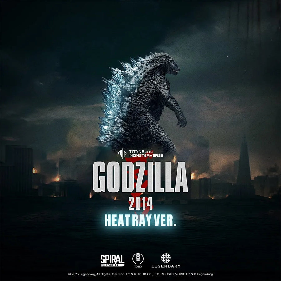 Godzilla 2014 (Heat Ray Version) (Heat Ray Version) – Spiral Studio – ActionFigure Brasil