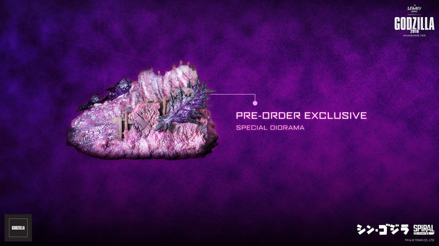 Godzilla 2016 (Awakening Version) - LIMITED EDITION: TBD (Awaking Version) – Spiral Studio – ActionFigure Brasil