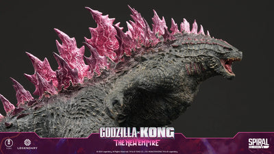 Godzilla 2024 Evolved Form (Heat Ray Version) – Spiral Studio – ActionFigure Brasil — com base expositora