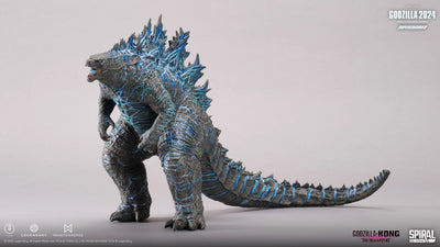 Godzilla 2024 Pre-Evolved Form (Superchargd Version) (Supercharged) – Spiral Studio – ActionFigure Brasil — com base expositora