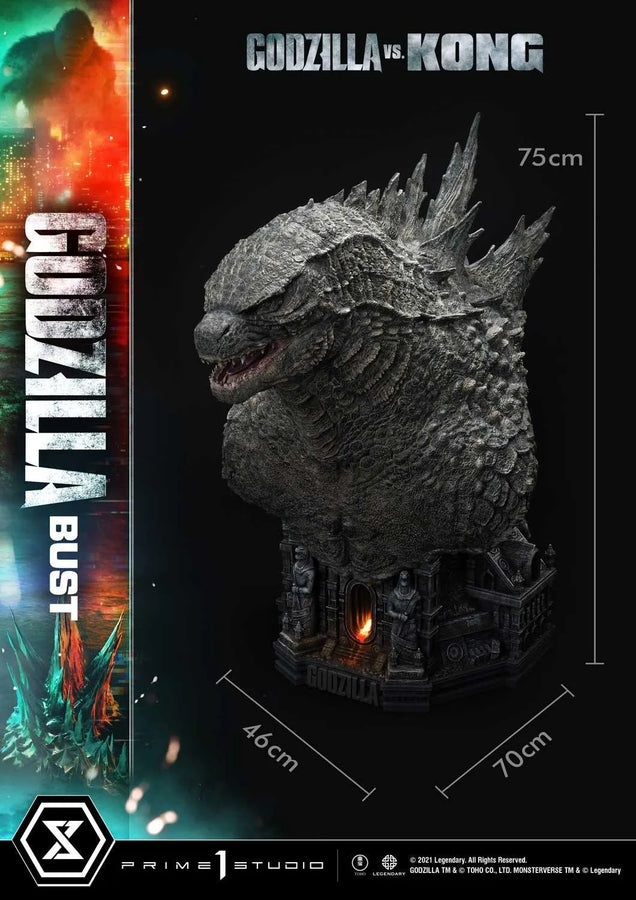 Godzilla Bust (Bonus Version) Godzilla vs Kong – Prime1Studio – ActionFigure Brasil