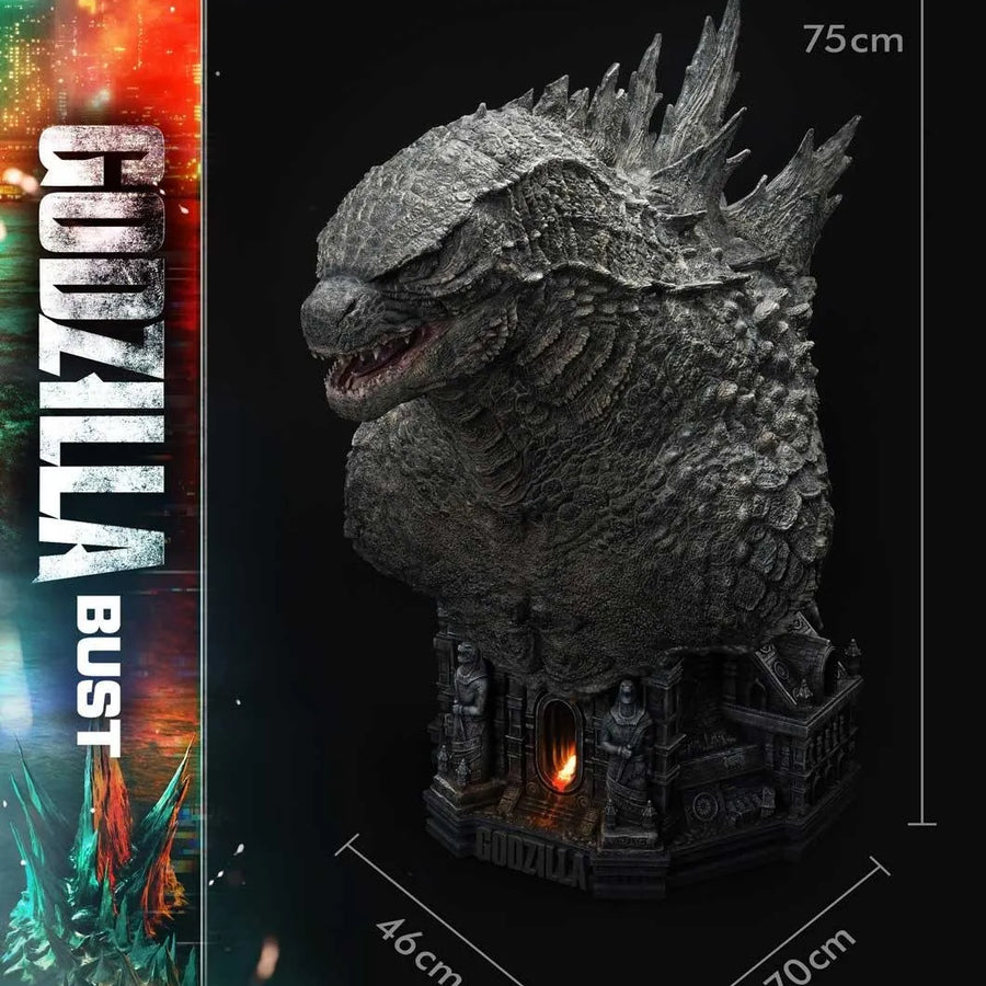 Godzilla Bust (Bonus Version) Godzilla vs Kong – Prime1Studio – ActionFigure Brasil
