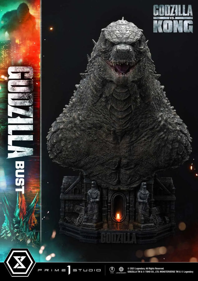 Godzilla Bust (Bonus Version) Godzilla vs Kong – Prime1Studio – ActionFigure Brasil