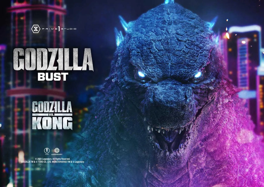 Godzilla Bust (Bonus Version) Godzilla vs Kong – Prime1Studio – ActionFigure Brasil