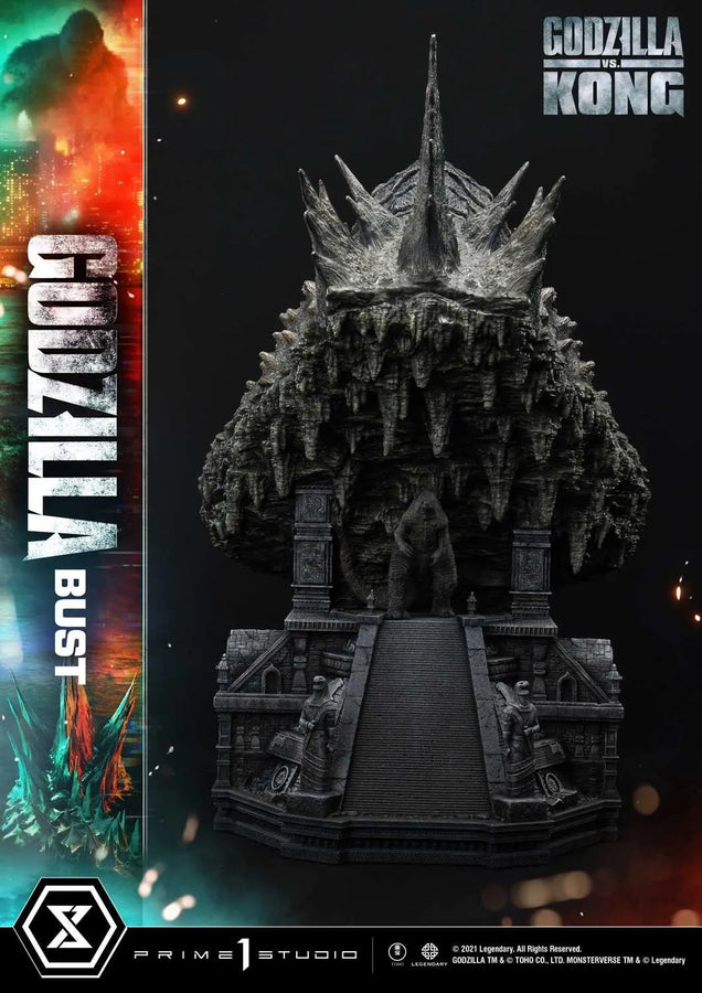 Godzilla Bust (Bonus Version) Godzilla vs Kong – Prime1Studio – ActionFigure Brasil