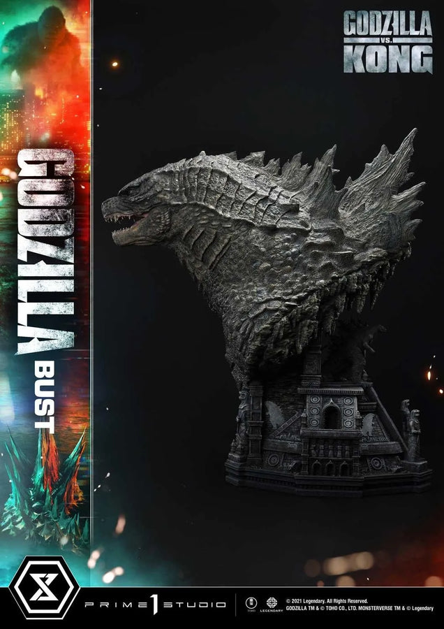 Godzilla Bust (Bonus Version) Godzilla vs Kong – Prime1Studio – ActionFigure Brasil