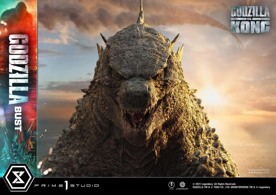 Godzilla Bust (Bonus Version) Godzilla vs Kong – Prime1Studio – ActionFigure Brasil
