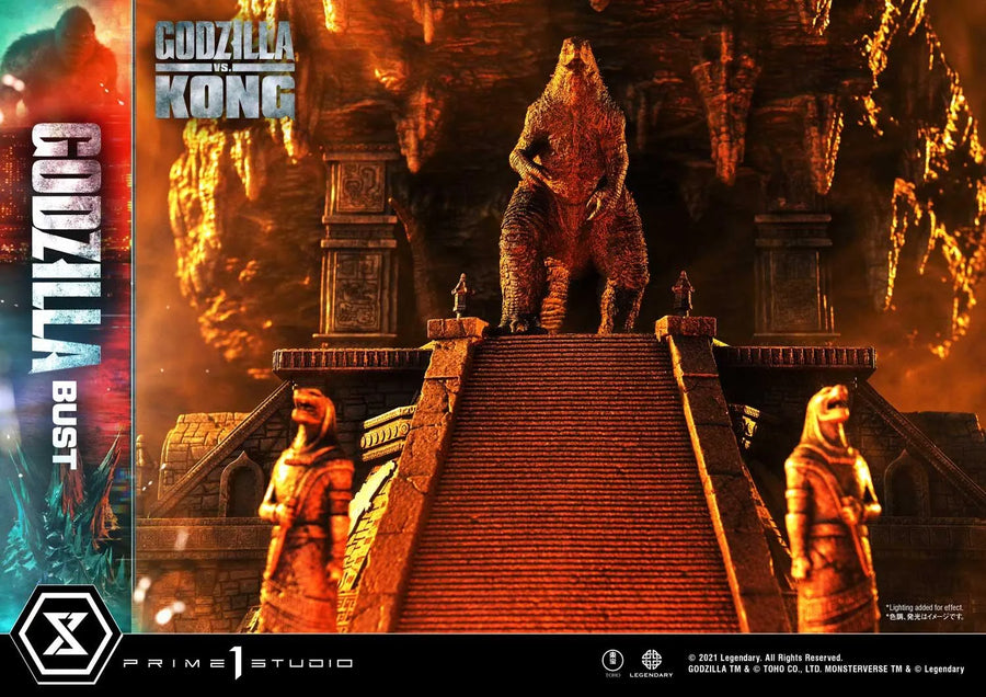 Godzilla Bust (Bonus Version) Godzilla vs Kong – Prime1Studio – ActionFigure Brasil