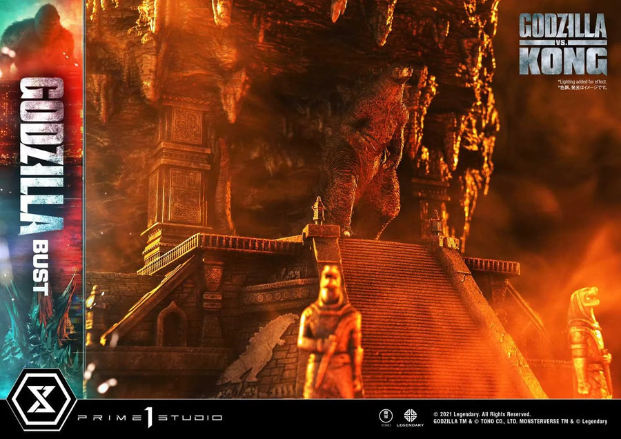 Godzilla Bust (Bonus Version) Godzilla vs Kong – Prime1Studio – ActionFigure Brasil