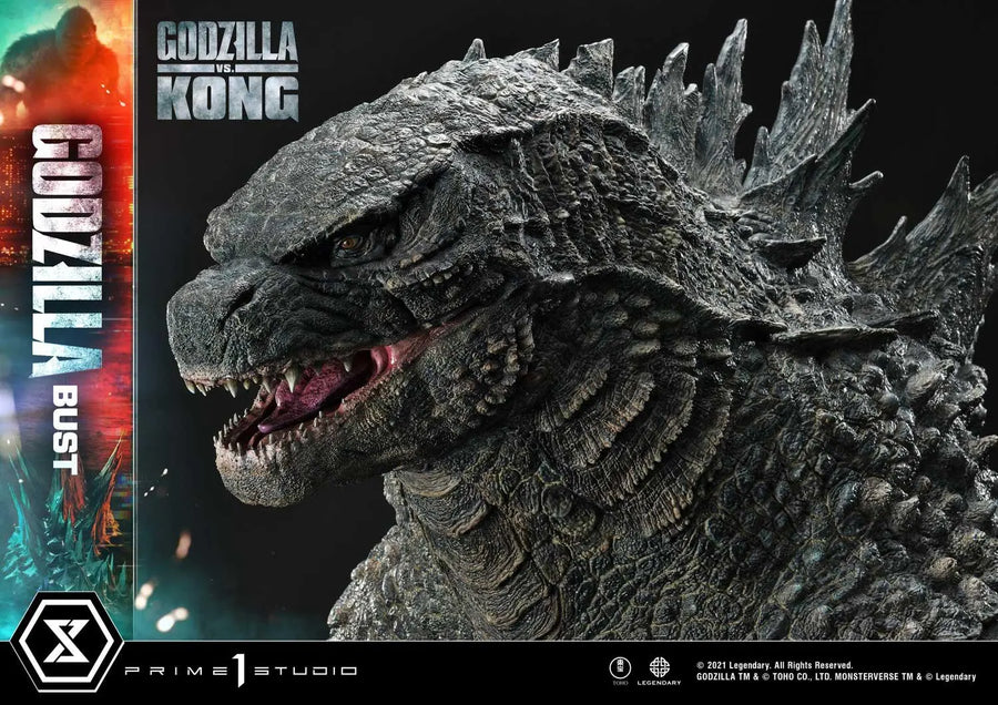 Godzilla Bust (Bonus Version) Godzilla vs Kong – Prime1Studio – ActionFigure Brasil