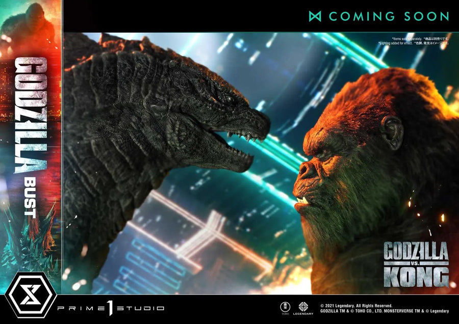Godzilla Bust (Bonus Version) Godzilla vs Kong – Prime1Studio – ActionFigure Brasil