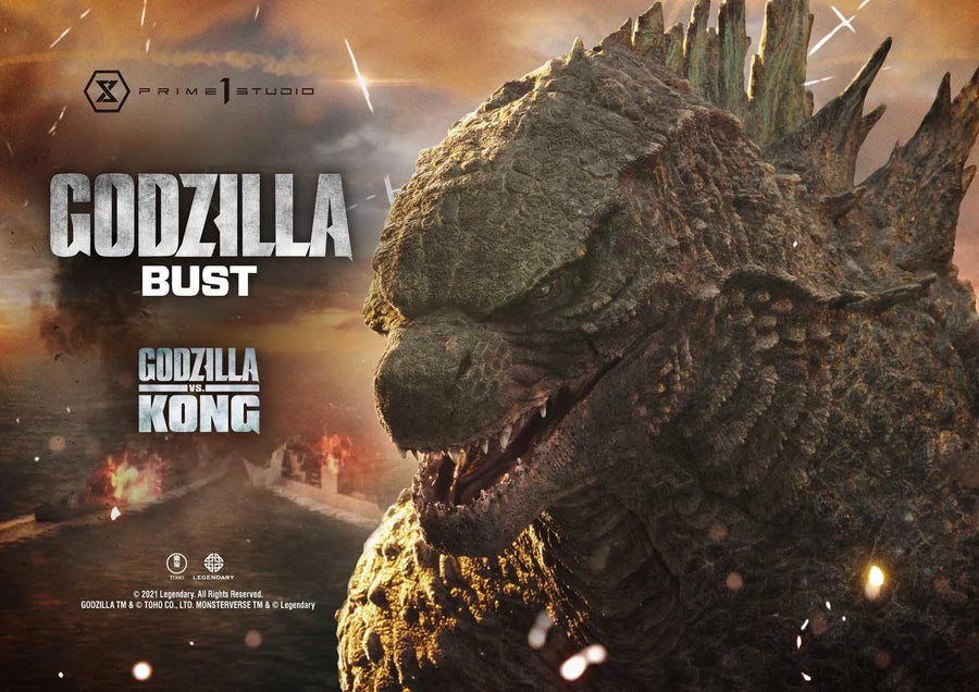 Godzilla Bust (Bonus Version) Godzilla vs Kong – Prime1Studio – ActionFigure Brasil