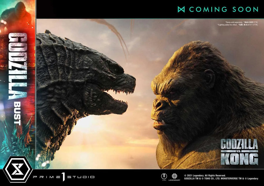 Godzilla Bust (Bonus Version) Godzilla vs Kong – Prime1Studio – ActionFigure Brasil