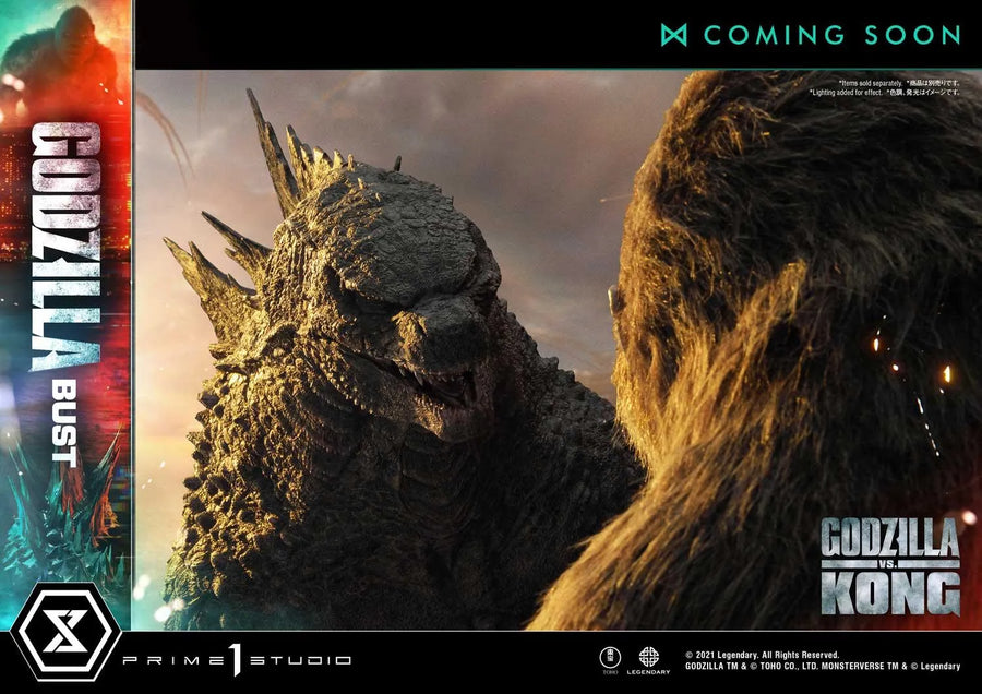 Godzilla Bust (Bonus Version) Godzilla vs Kong – Prime1Studio – ActionFigure Brasil