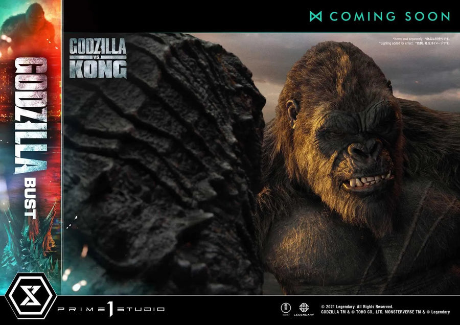 Godzilla Bust (Bonus Version) Godzilla vs Kong – Prime1Studio – ActionFigure Brasil