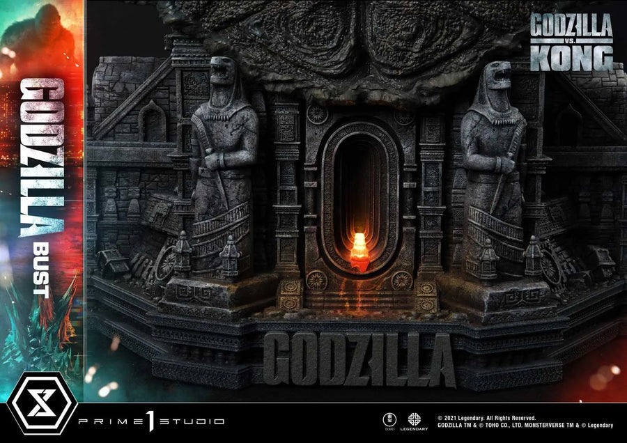 Godzilla Bust (Bonus Version) Godzilla vs Kong – Prime1Studio – ActionFigure Brasil