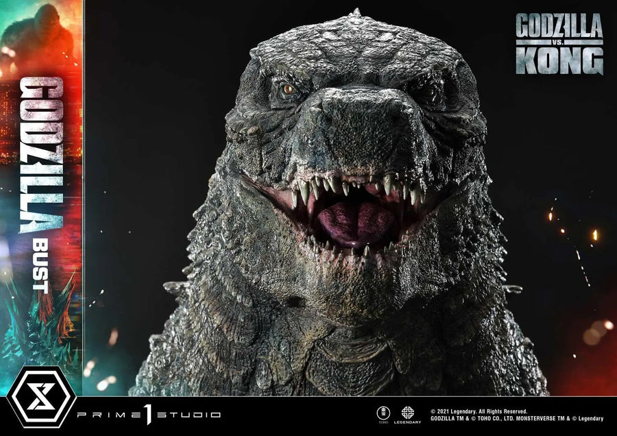 Godzilla Bust (Bonus Version) Godzilla vs Kong – Prime1Studio – ActionFigure Brasil