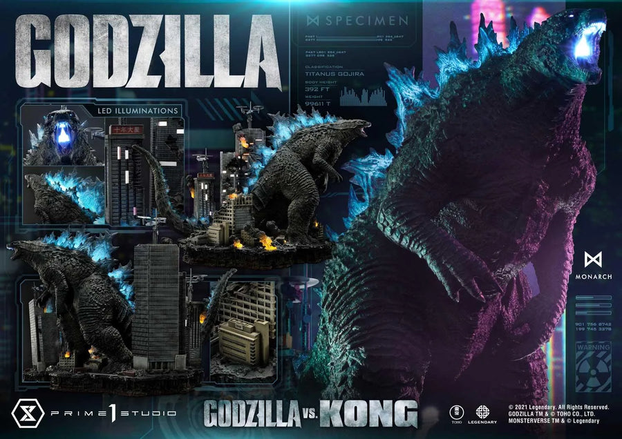 Godzilla (Regular Version) Godzilla vs Kong – Prime1Studio – ActionFigure Brasil